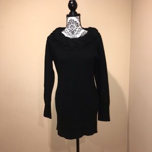 Questions by Say What? Black sweater tunic
